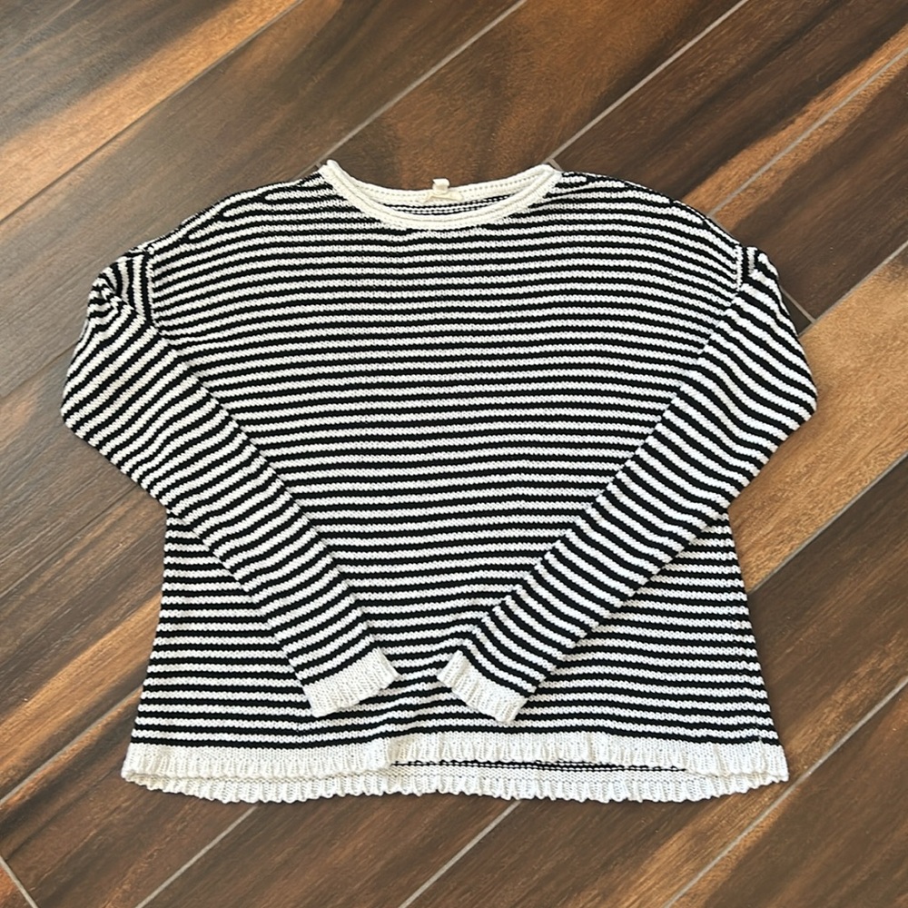 Eileen Fisher Long Sleeve Lightweight Knit Crewneck Sweater